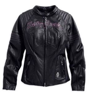 Harley Davidson Women's Leather Night Angel Jacket Size Small